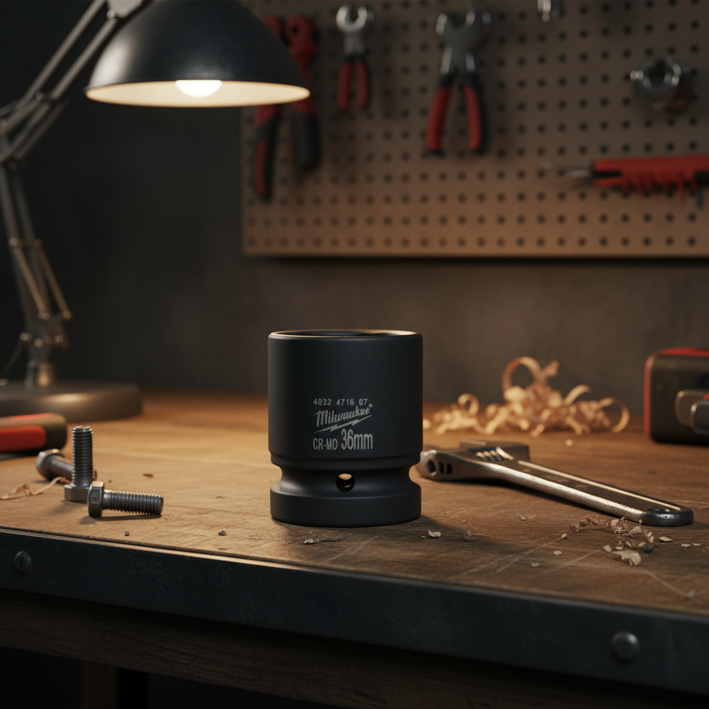 Milwaukee 36mm (1") Shockwave Drive Impact Socket - 4932471667