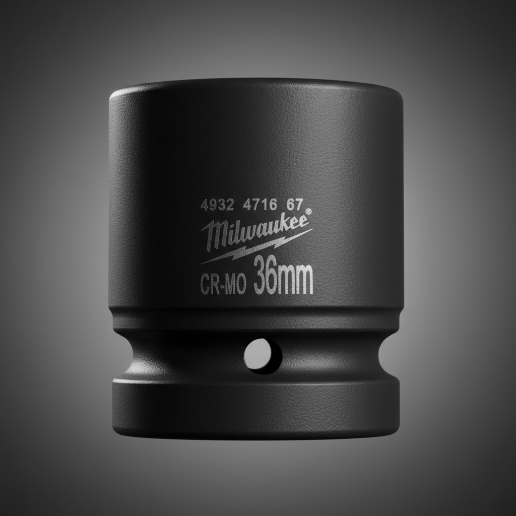 Milwaukee 36mm (1") Shockwave Drive Impact Socket - 4932471667