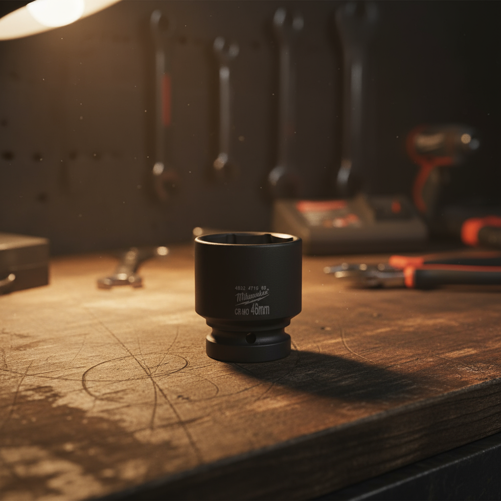 Milwaukee 46mm (1") Shockwave Drive Impact Socket - 4932471669