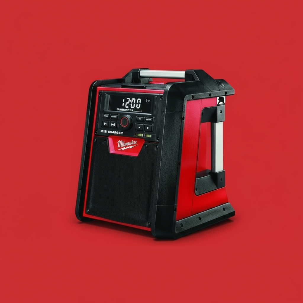 Milwaukee 18V Jobsite Radio With Charger And Bluetooth - M18RC-0