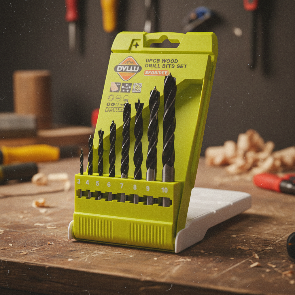 Dyllu 8 Pieces Wood Drill Bit - DTSJ6B08