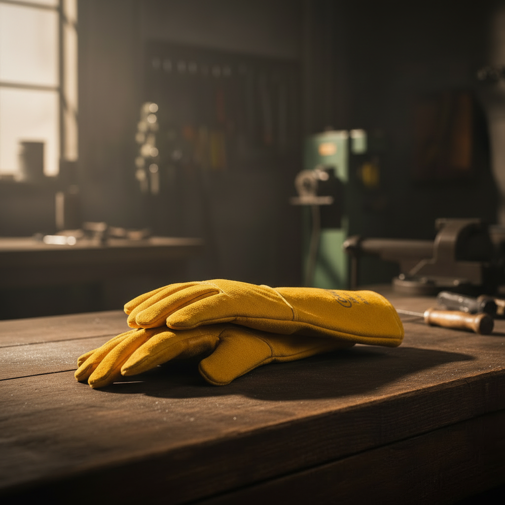 Dyllu Welding Leather Gloves - DTLG2114