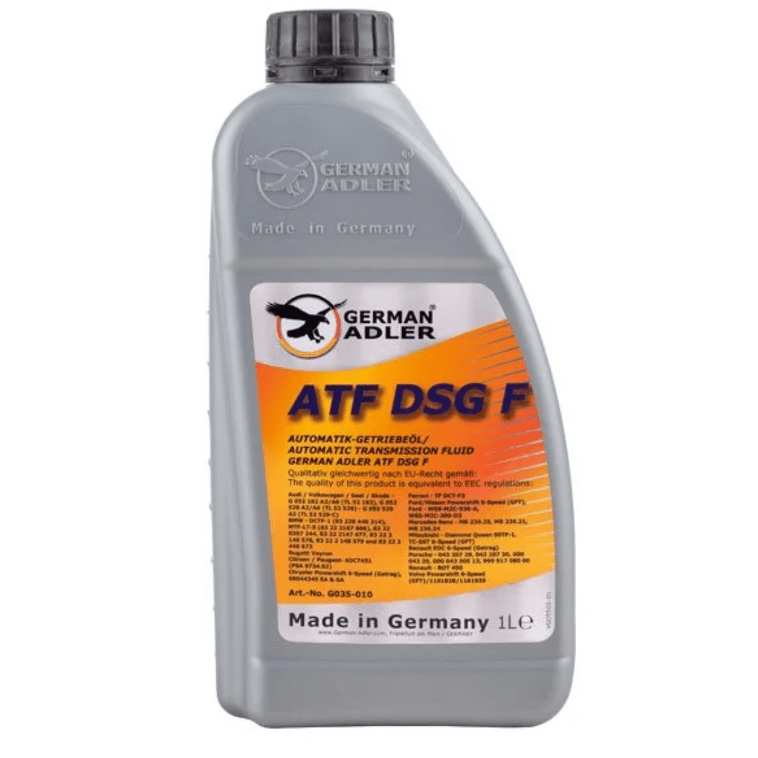 German Adler Synthetic For Dual-Clutch Transmission Fluid 1L - ATF DSG F Auto SupplyMaster