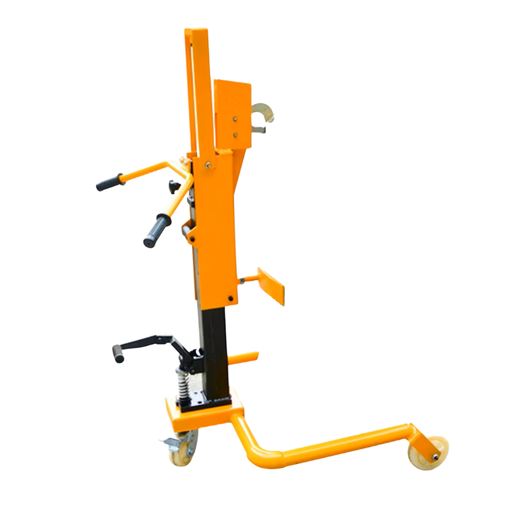 Raptor 350kg Hydraulic Drum Pallet Handler | Yellow & Orange