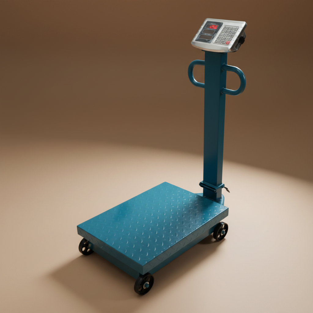 Tera Heavy-Duty Wheeled Platform Armored Scale | 600kg & 1000kg