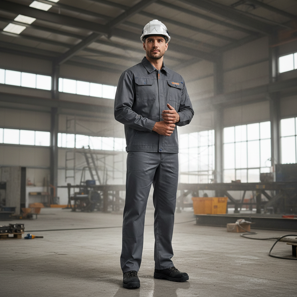Wadfow Professional Work Uniform Set with Jacket & Trousers - WUN1801.XL
