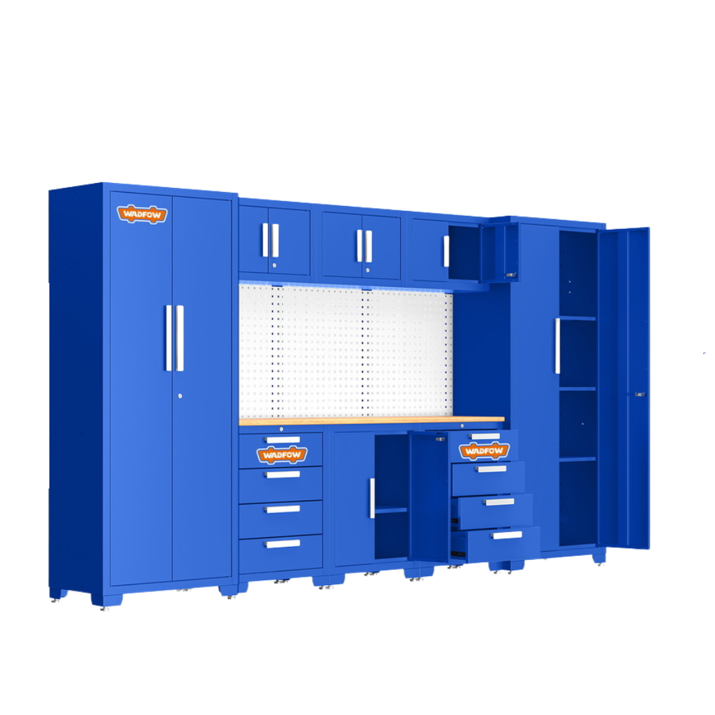 Wadfow 8-Piece Heavy-Duty Modular Garage Cabinet System - WCS3A08