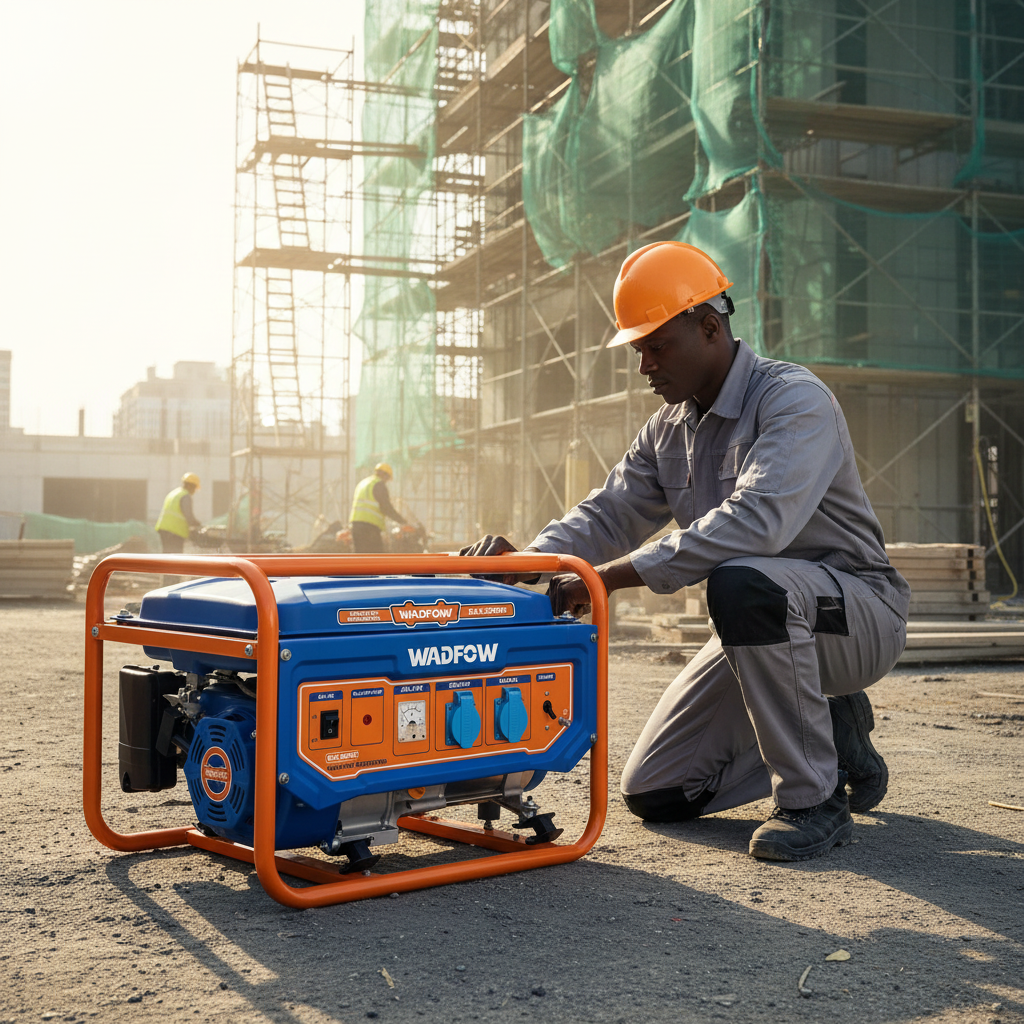 Wadfow 2.8kW Gasoline Generator with Electric + Recoil Start & 15L Fuel Tank - WGEAA056D