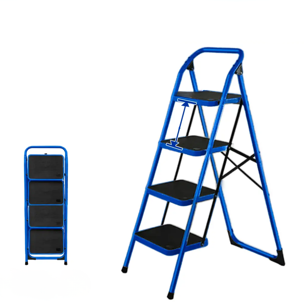 Wadfow 4-Step Steel Platform Ladder 150kg - WLD1A04