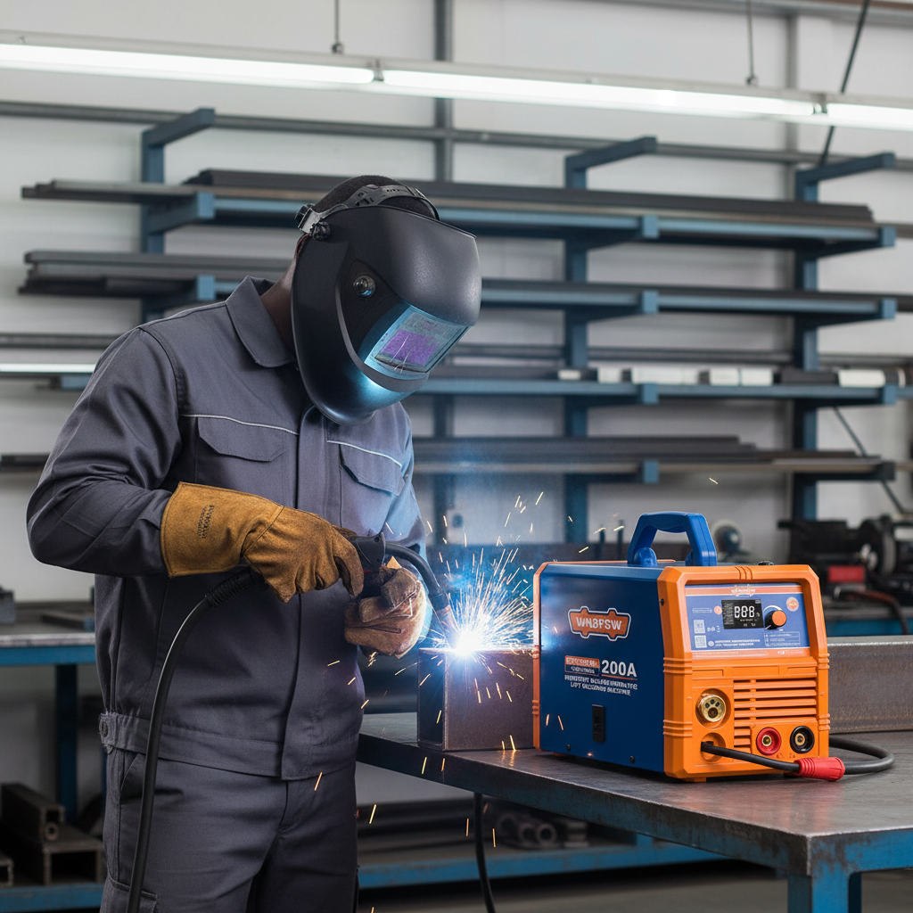 Wadfow 200A Multiprocess MIG/MMA/Lift TIG Welding Machine - WGTM1A20