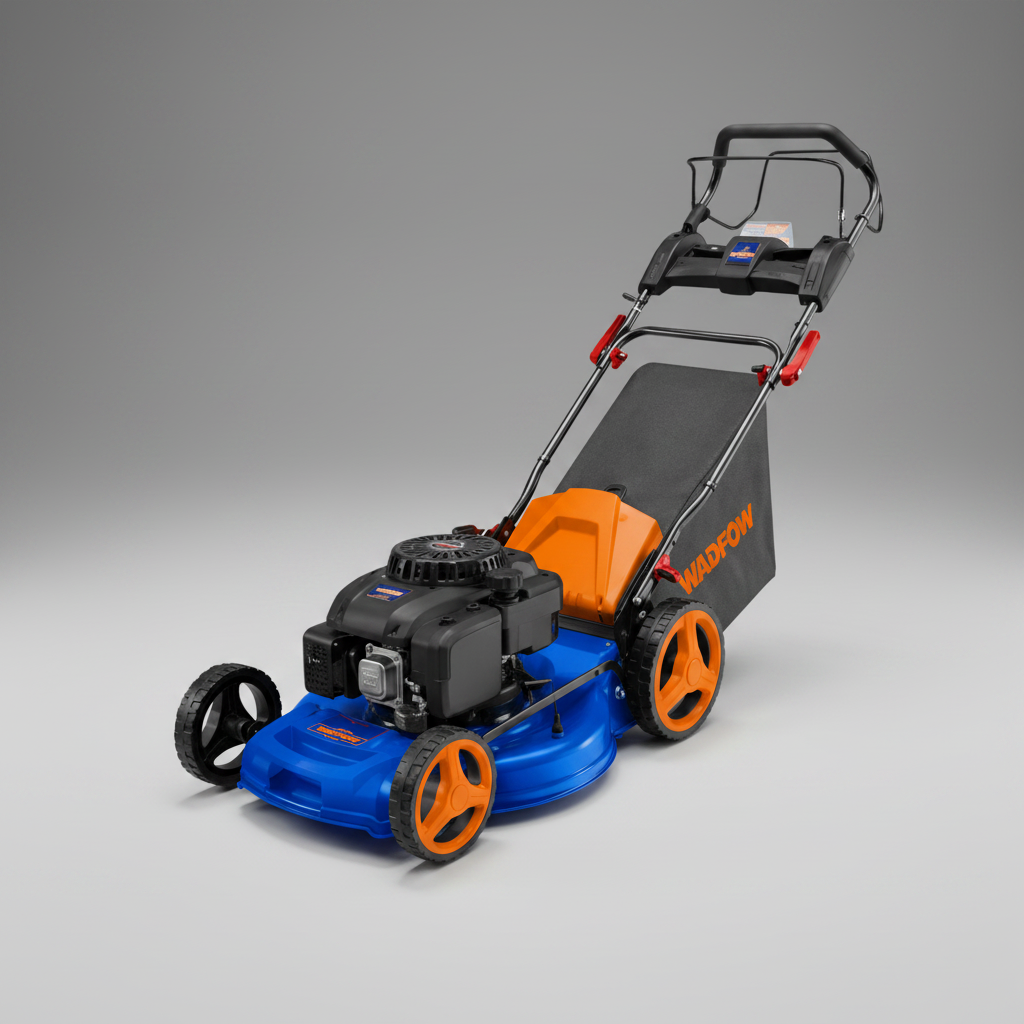 Wadfow 22" 4-Stroke Self-Propelled Gasoline Lawn Mower 224cc 5.9HP - WGM7A22