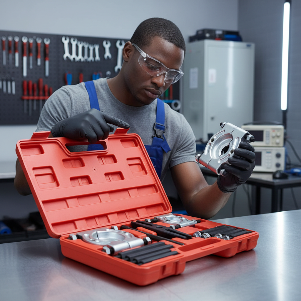 Tera 12-Piece Bearing Separator & Puller Set - H132421