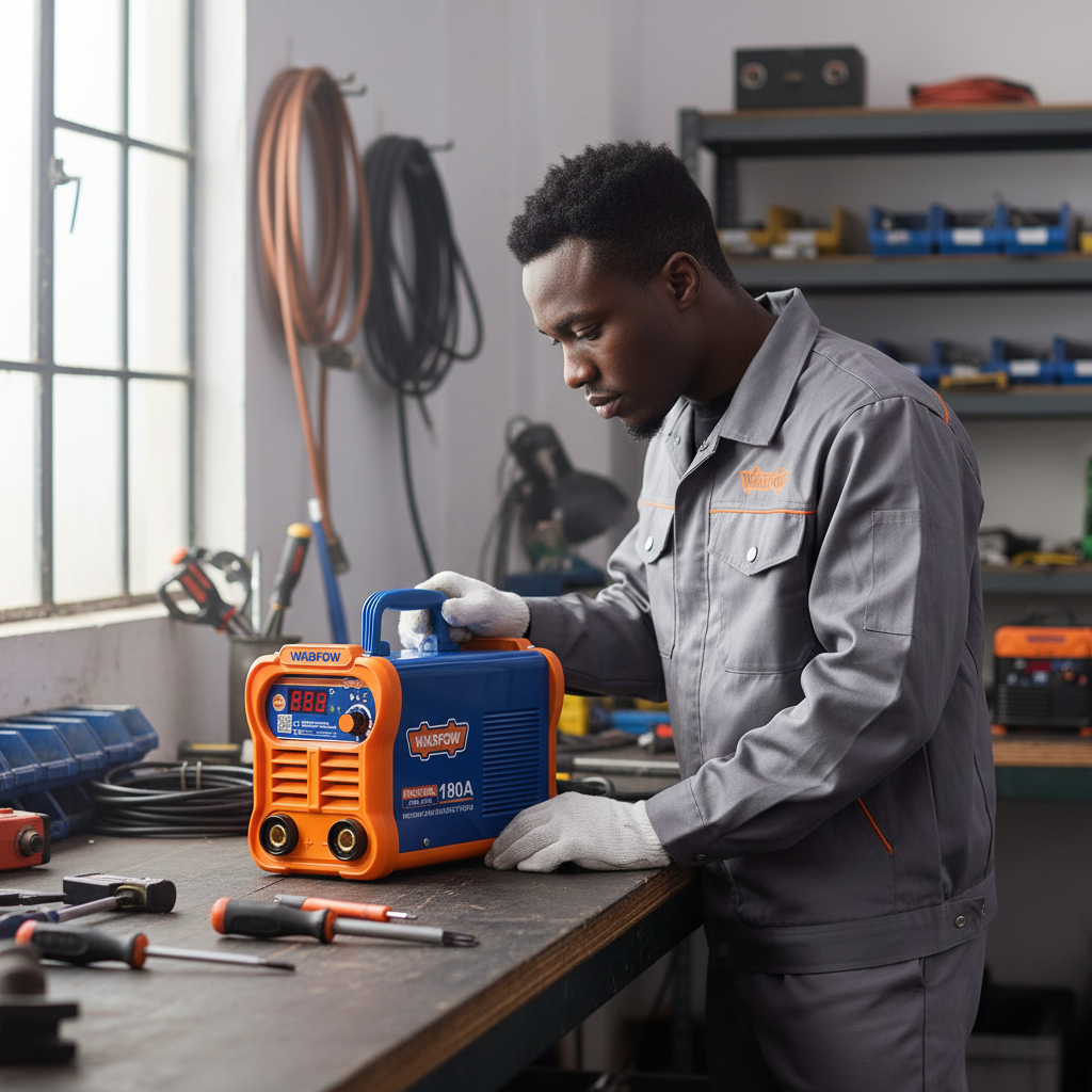 Wadfow 180A IGBT Inverter MMA Welding Machine with Accessories - WWD21801