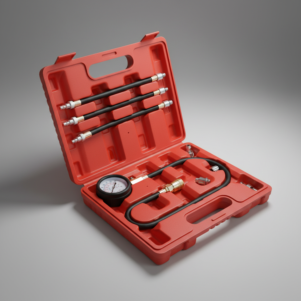 Tera Gasoline Engine Cylinder Compression Tester Kit - H132402