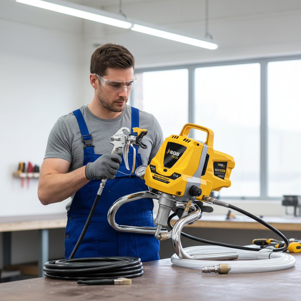 SGS 207 Bar Professional Airless Paint Sprayer 1010W - SGS5280