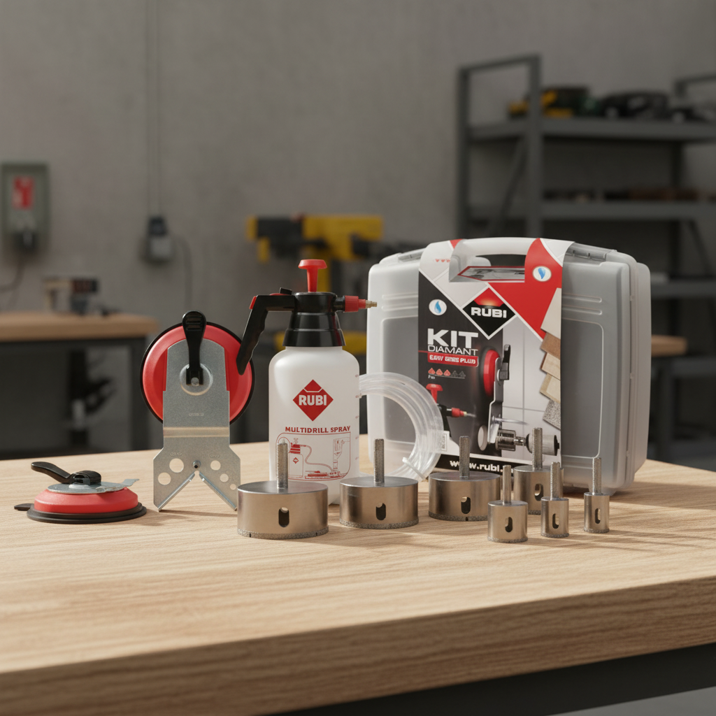 Rubi Easygres Plus 7-Piece Diamond Drill Bit Kit - RUBI-50937