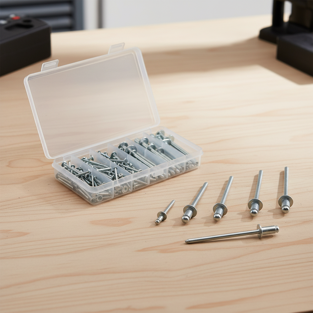 Wadfow 320-Piece Blind Rivet Assortment Set - WREZ511