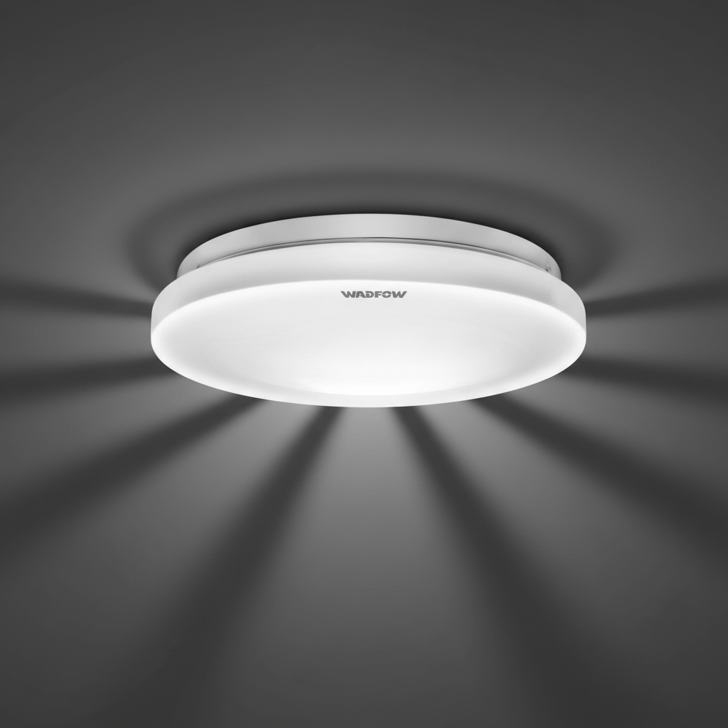 Wadfow 12W LED Ceiling Lamp with 6500K Daylight Output - WDN45121A