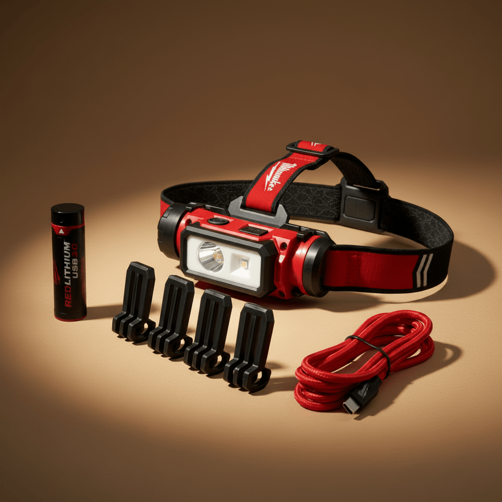 Milwaukee Outdoor Lighting Milwaukee USB Rechargeable Headlamp 600 Lumens – L4HL2-301