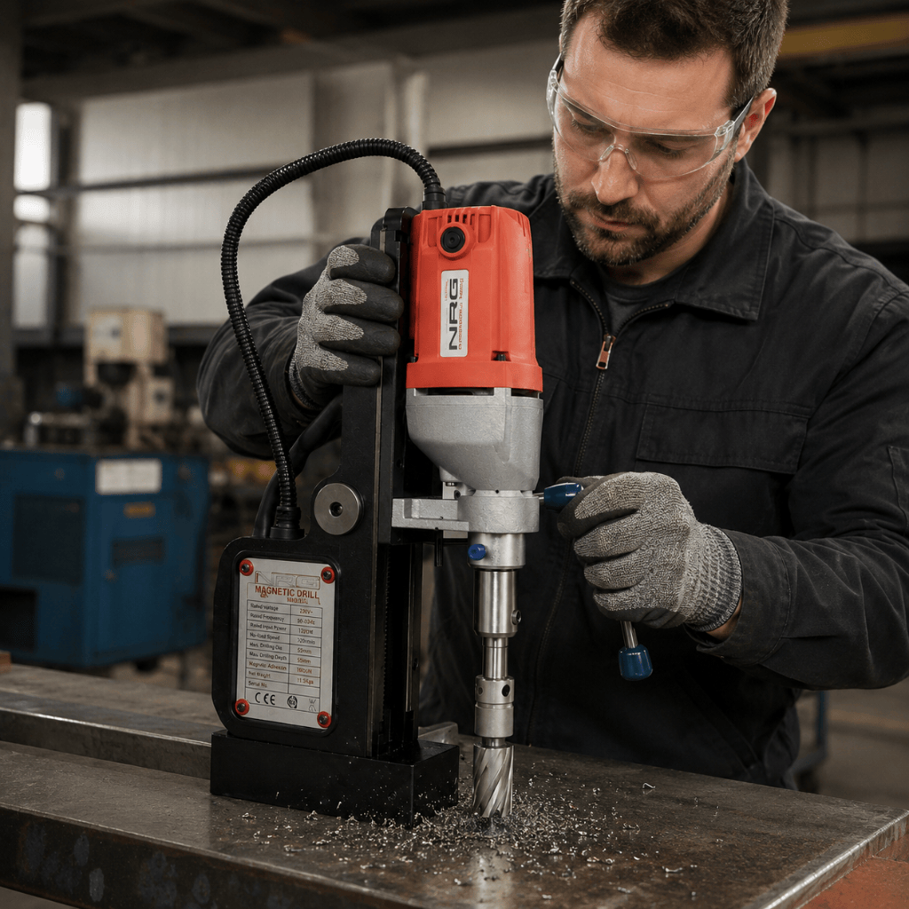 NRG 55mm Magnetic Drill 1600W - NR55M-J1C