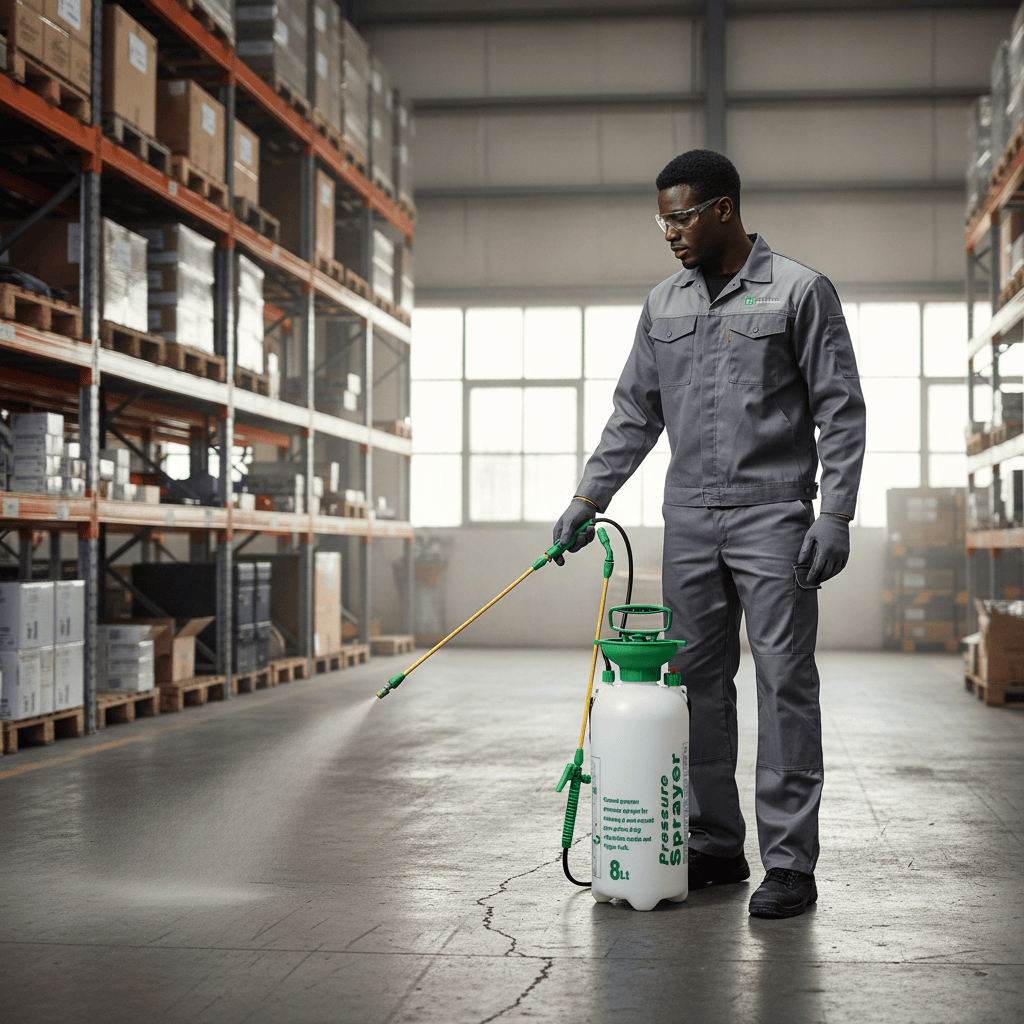 Tera 8L Manual Pressure Sprayer with Stainless Steel Lance - TERA-KS-8