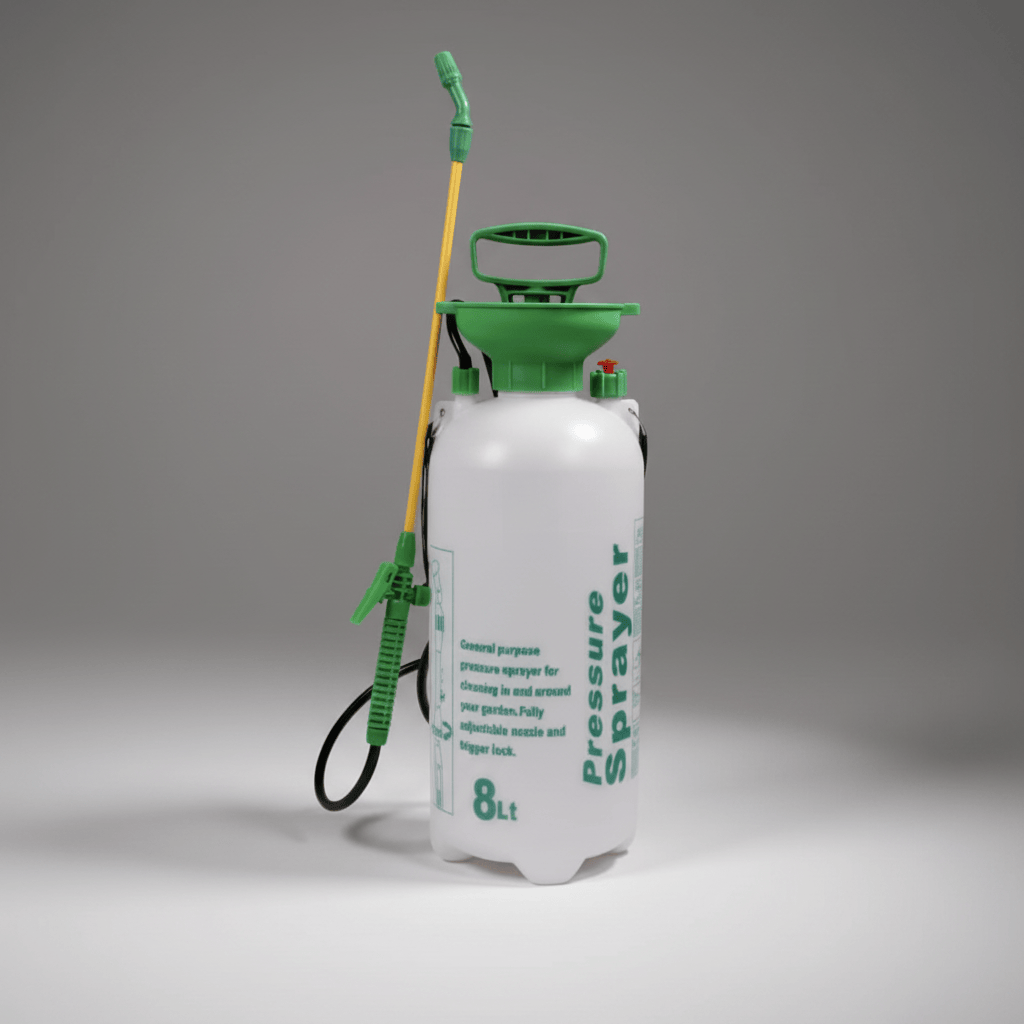 Tera 8L Manual Pressure Sprayer with Stainless Steel Lance - TERA-KS-8