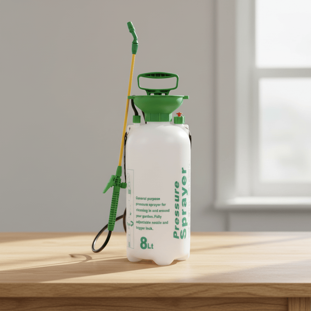 Tera 8L Manual Pressure Sprayer with Stainless Steel Lance - TERA-KS-8