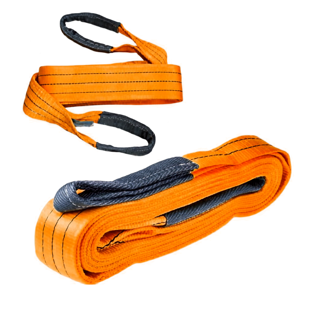 Tera WS Series Heavy-Duty Flat Webbing Lifting Sling with Reinforced Eyes | 3T-12T