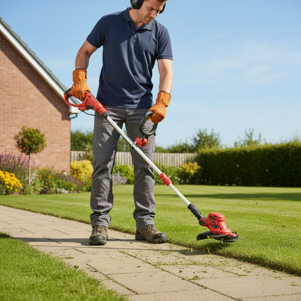 NRG 20V Brushless Cordless Brush Cutter 10" with Adjustable Head - NBBC260-0