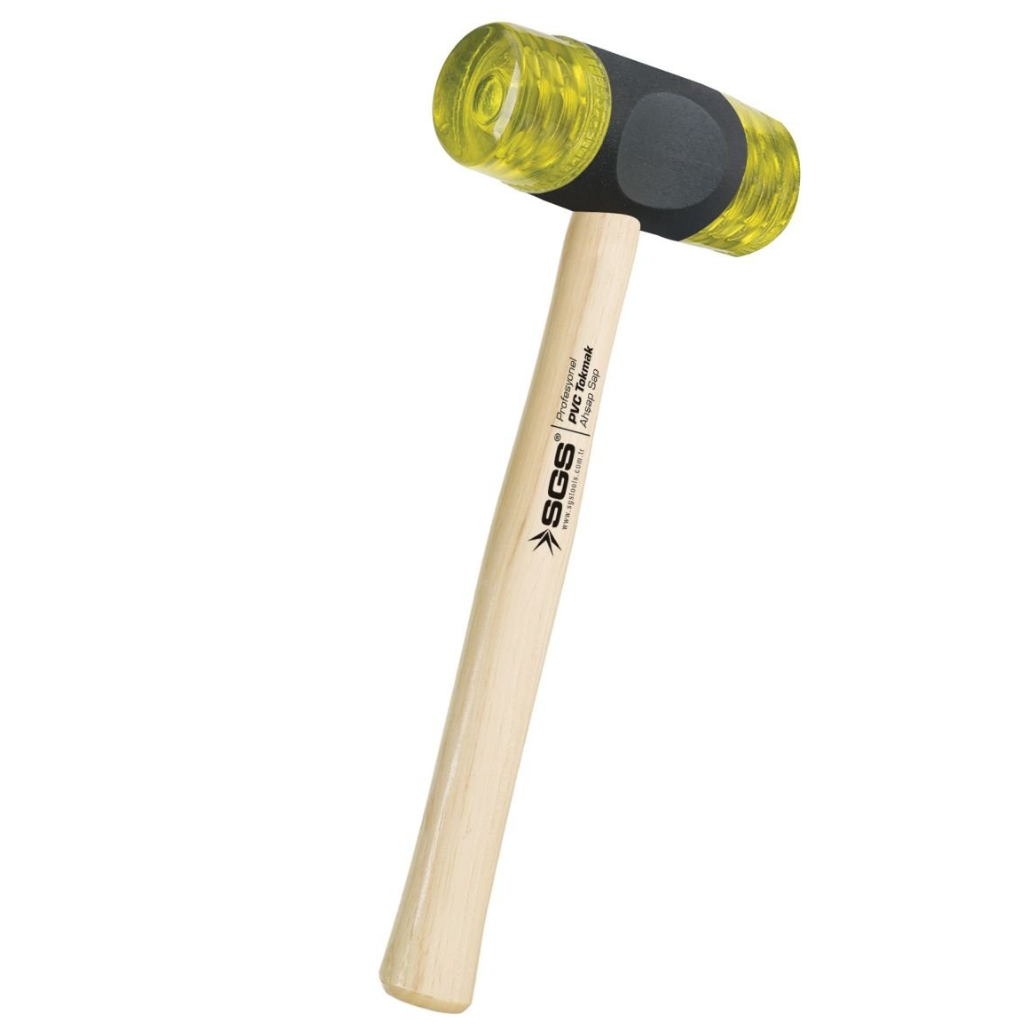 SGS Soft PVC Tiling Mallet with Ergonomic Wooden Handle - SGS734