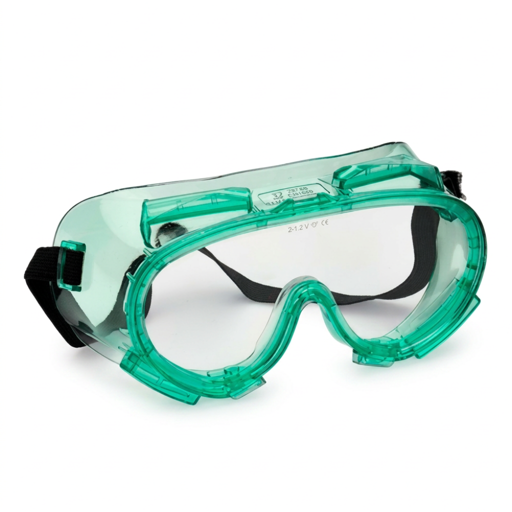 SGS Optimum Full-Coverage Clear Safety Goggles with UV-Filtering Polycarbonate Lens - SGS770