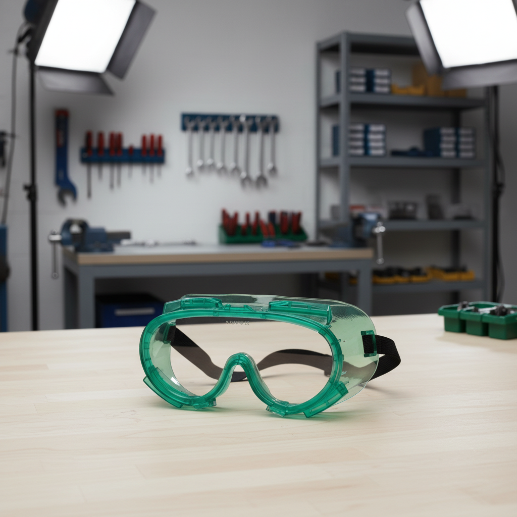 SGS Optimum Full-Coverage Clear Safety Goggles with UV-Filtering Polycarbonate Lens - SGS770