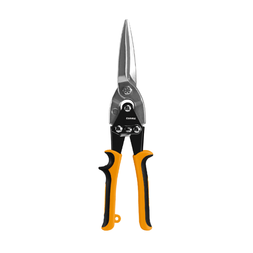 Coofix 12" Chrome-Vanadium Straight Aviation Snips with Two-Colour TPR Handle - 28014