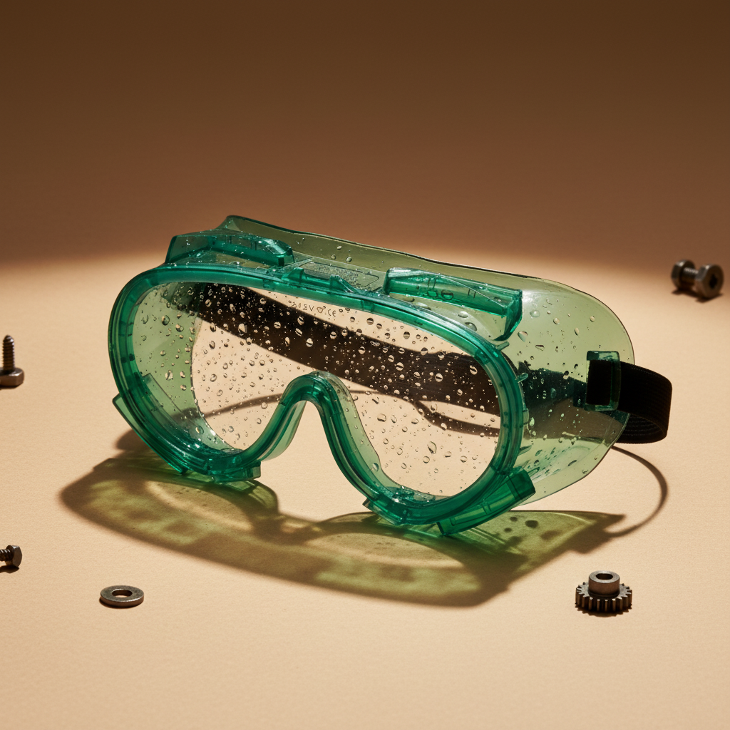 SGS Optimum Full-Coverage Clear Safety Goggles with UV-Filtering Polycarbonate Lens - SGS770