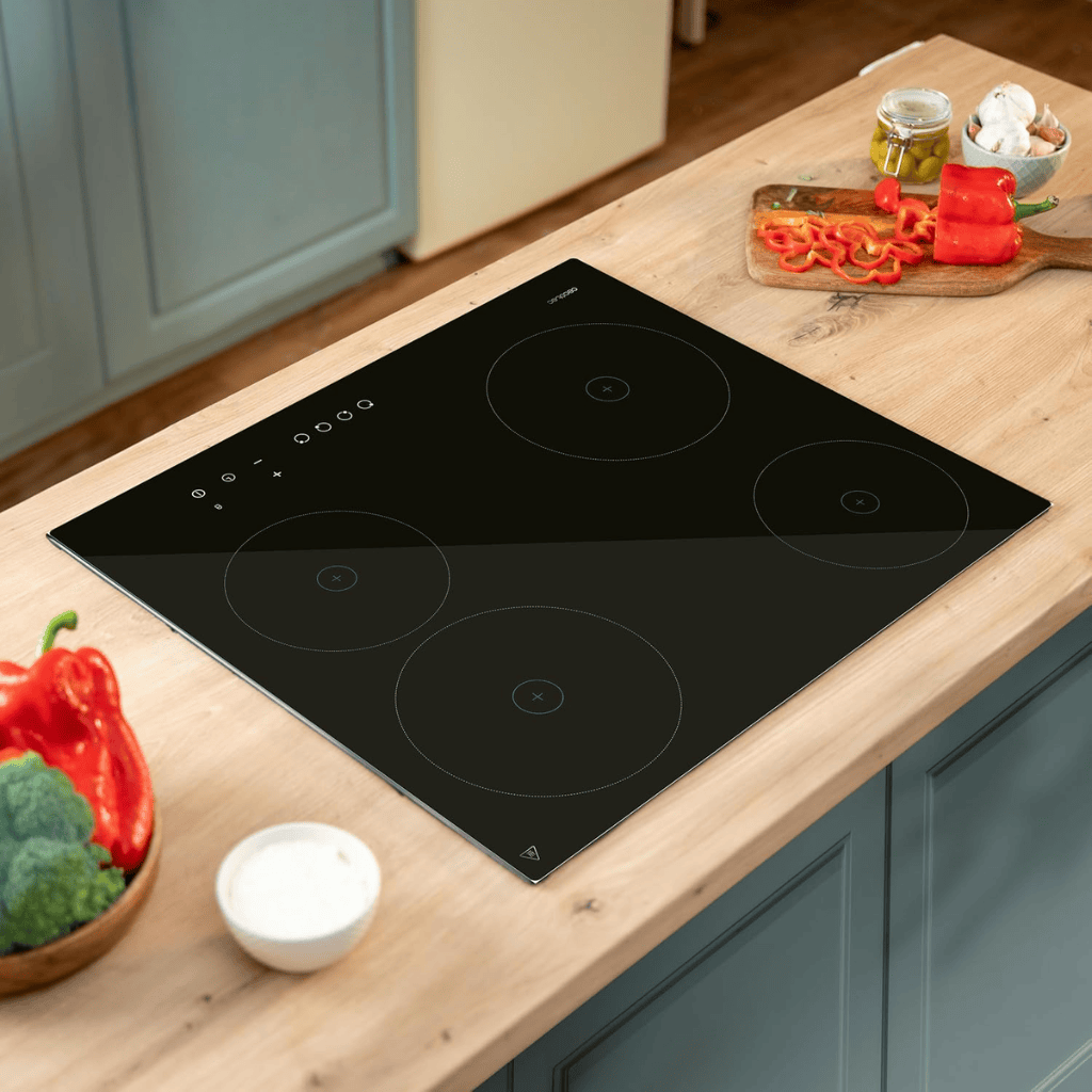 Cecotec Bolero Squad 60cm Four-Zone Ceramic Electric Hob 6000W with 9 Power Levels - 1968