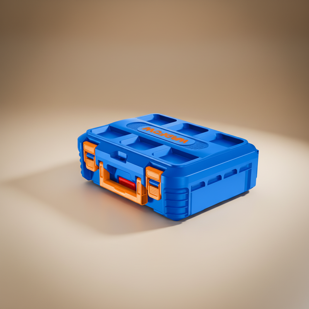 Wadfow Stackable PP Plastic Toolbox WTB Series | 16" & 19"