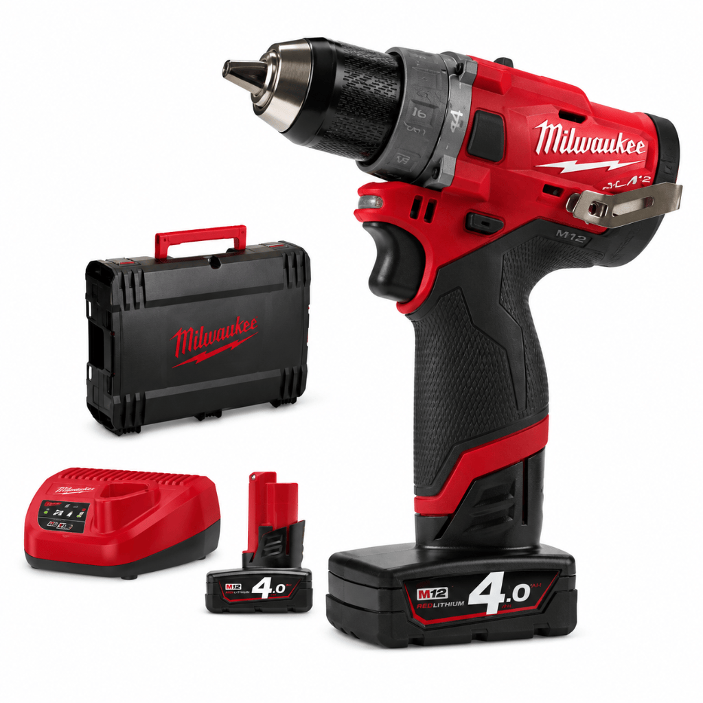 Milwaukee M12 Sub Compact 2-Speed Percussion Drill Kit - M12FPD-402X