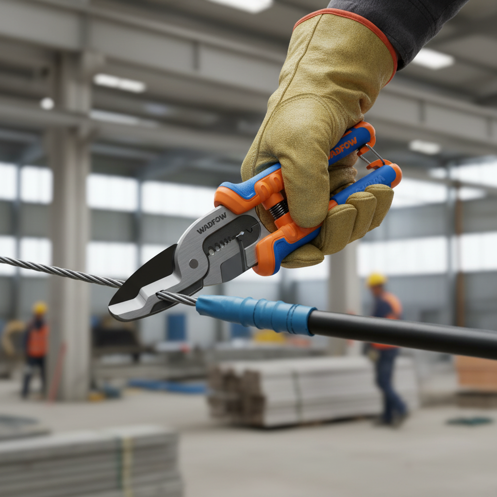 Wadfow 8" 3-in-1 Multifunction Cable Cutter & Stripper - WPL5778