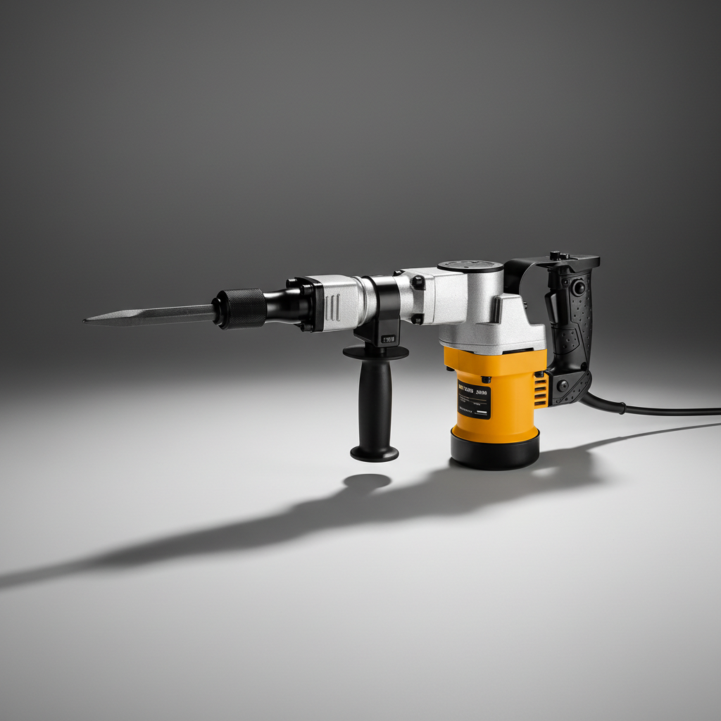 Coofix Heavy-Duty Electric Demolition Hammer 1300W with 2,900bpm Impact Rate - 27314