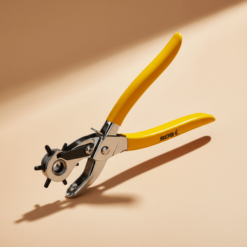 SGS 6-Size Revolving Leather & Belt Hole Punch Plier - SGS1080