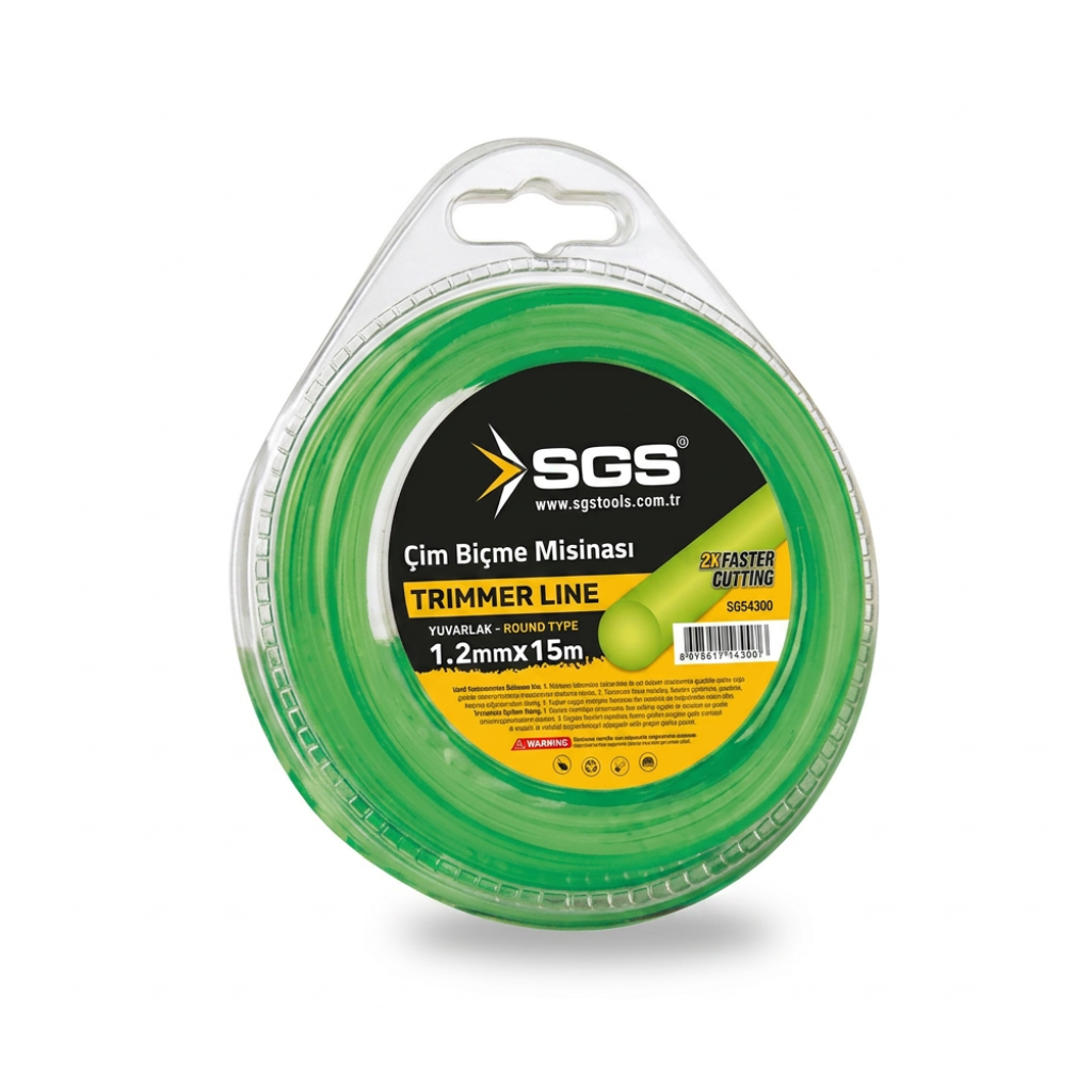 SGS 1.2mm Round Grass-Trimmer Line 15m - SGS4300