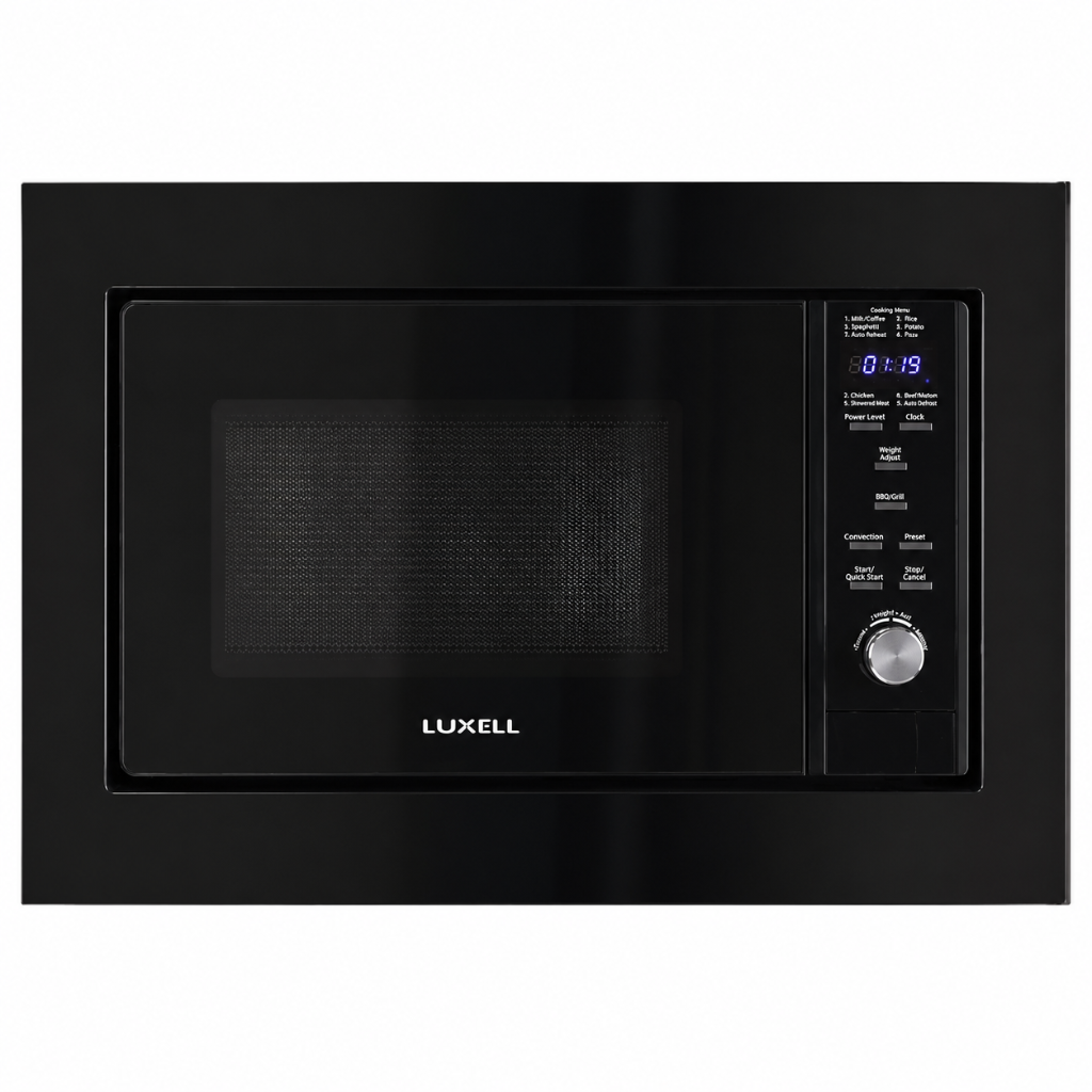 Luxell 25L Built-In Microwave Oven with Grill & 9 Auto Menus 1400W - LXMB25-01