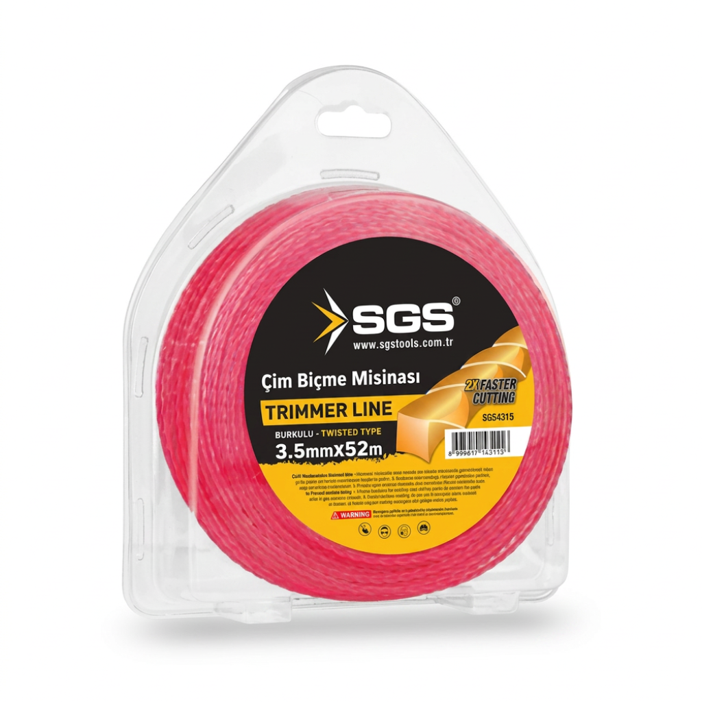 SGS 3.5mm Twisted Grass-Trimmer Line 52m - SGS4315