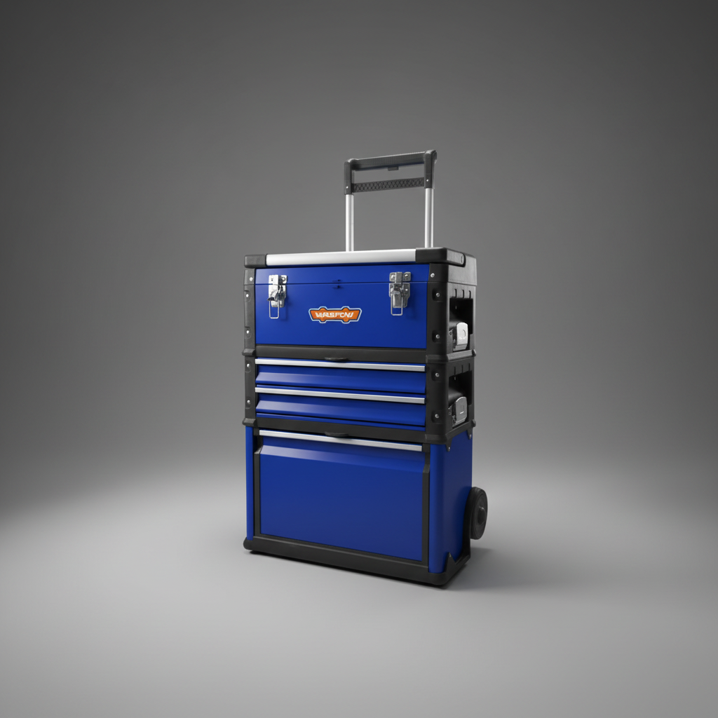 Wadfow 3-Piece Modular Trolley Toolbox with Drawers - WTB6A72