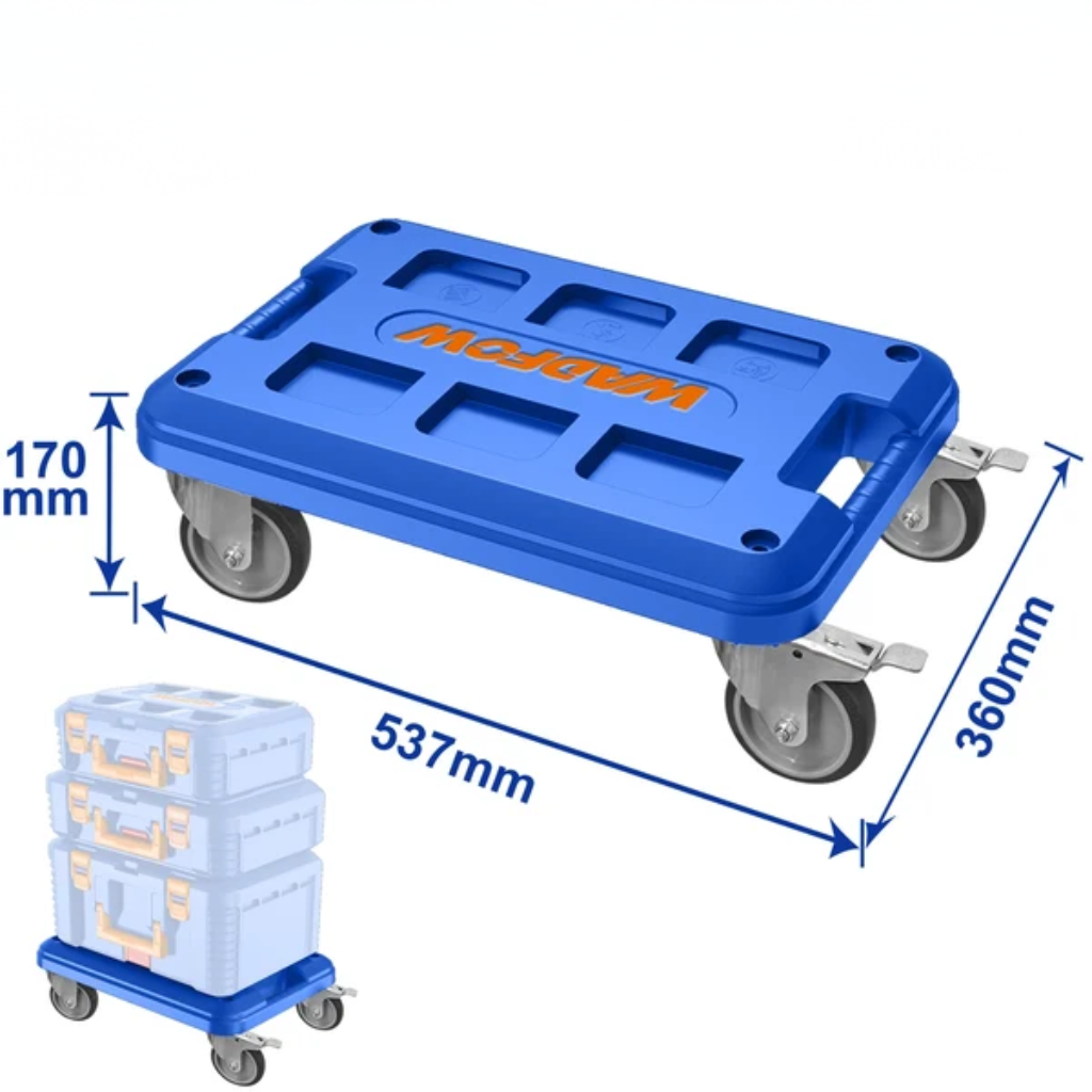 Wadfow 100kg Stackable Toolbox Rolling Platform - WWB6610