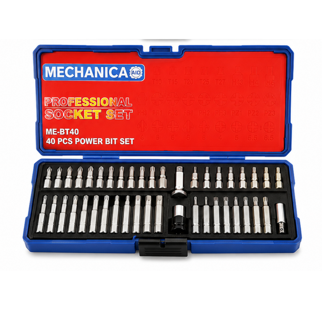 Mechanica 40-Piece Power Drill Bit Set - ME-BT40