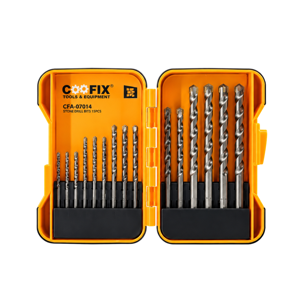 Coofix 15-Piece Masonry Drill Bit Set - 28992