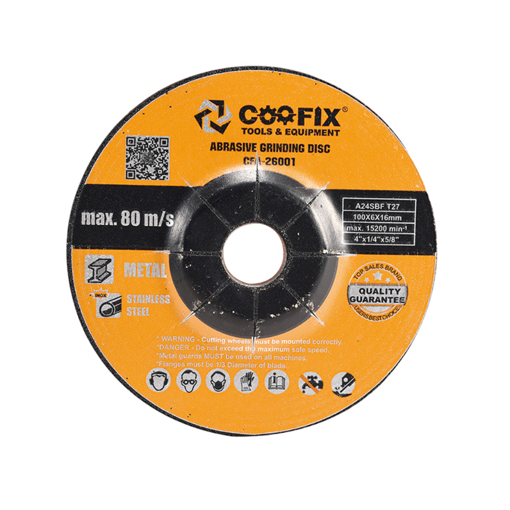Coofix Abrasive Grinding Disc 125 x 6 x 22.23 mm - 27543