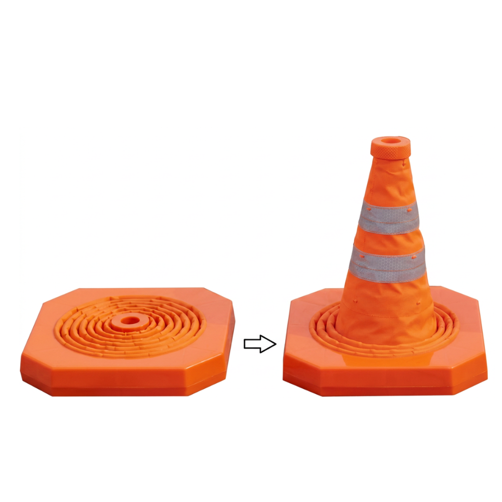 Tera Collapsible Traffic Safety Cone | 30cm & 50cm