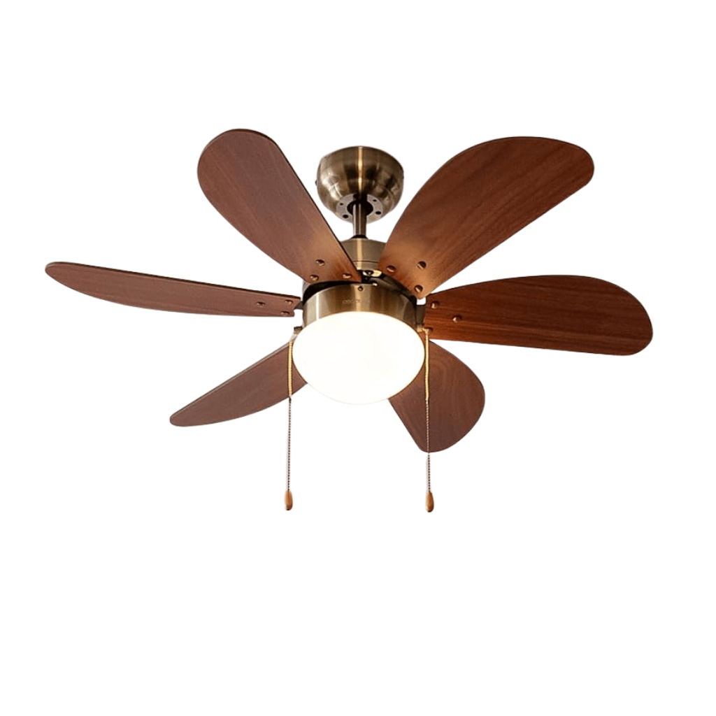 Cecotec EnergySilence Aero Gold & Wood 36" Ceiling Fan with Light - 8371